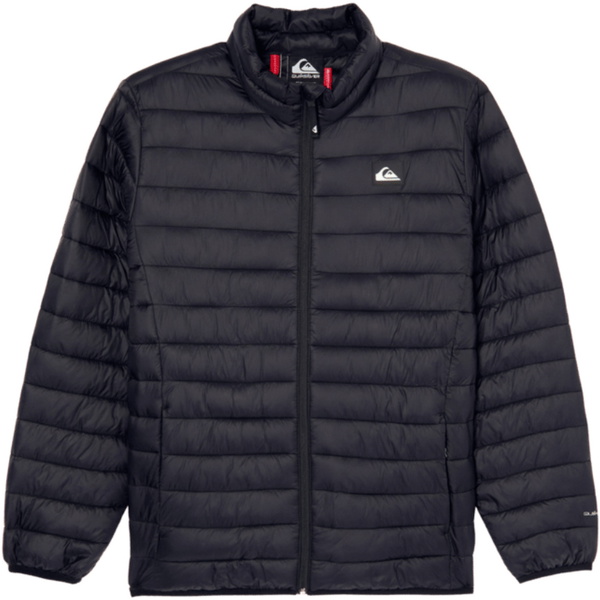 2026 Quiksilver Mens Scaly Quilted Puffer Jacket EQYJK04190 - Black